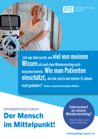 Flyer Intensivpflege Wiedereinstieg